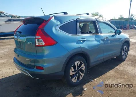 2015 Honda Cr-V Touring z USA, uszkodzony, nr VIN 5J6RM4H95FL008957